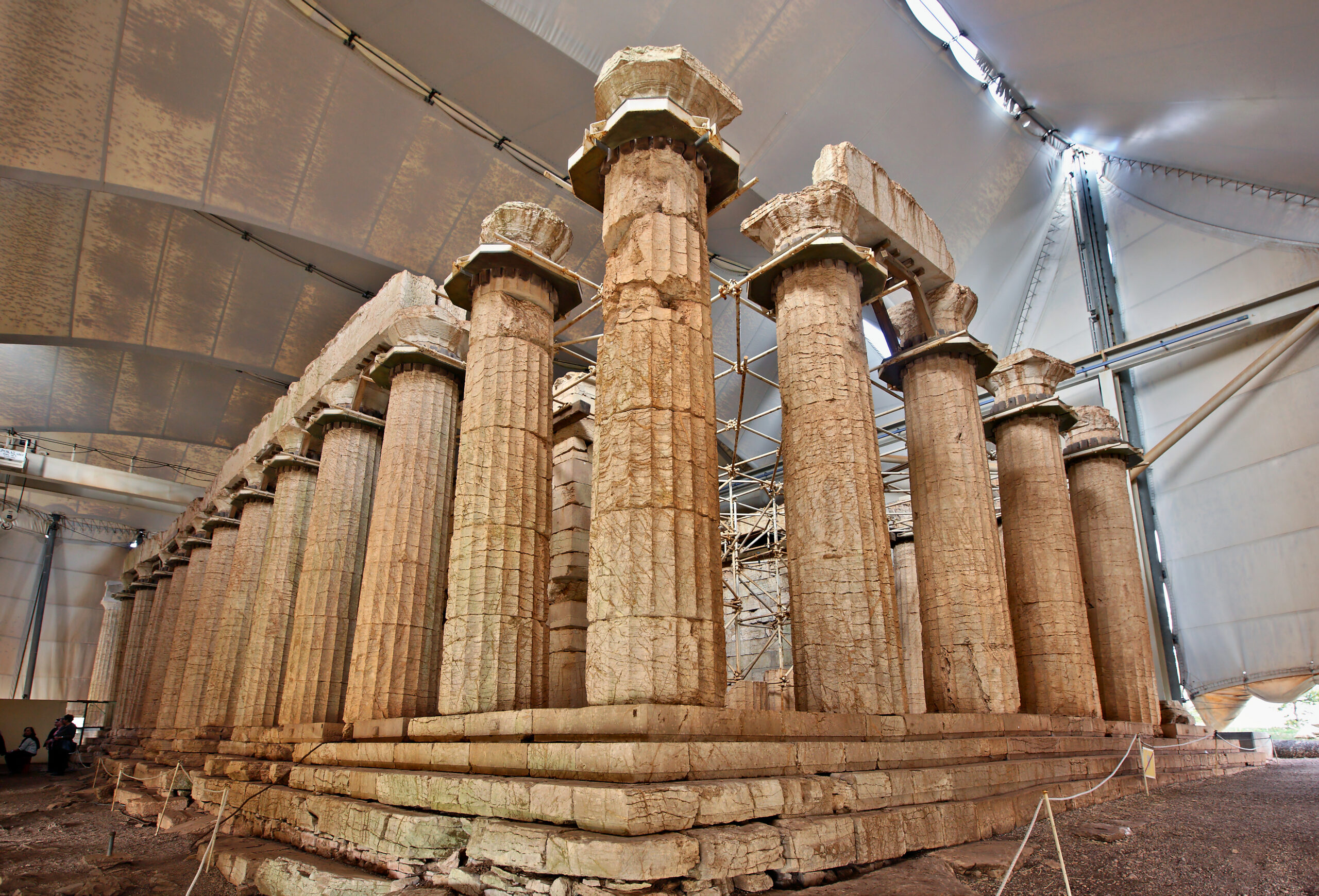 Temple of Apollo Epicurius - Bacchus Tavern in Ancient Olympia